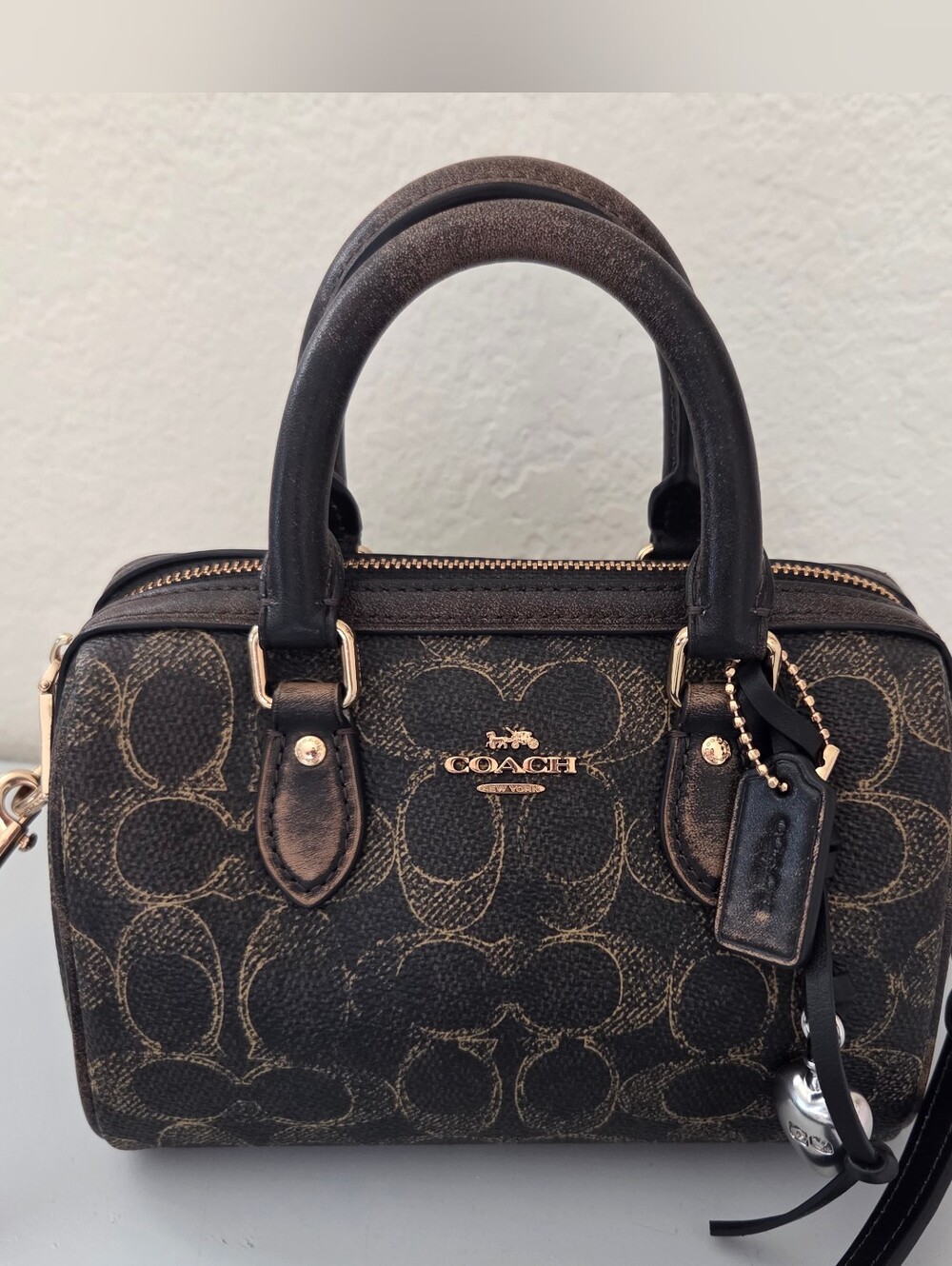 Coach Mini Rowan Crossbody Bag In Loved Signature Canvas